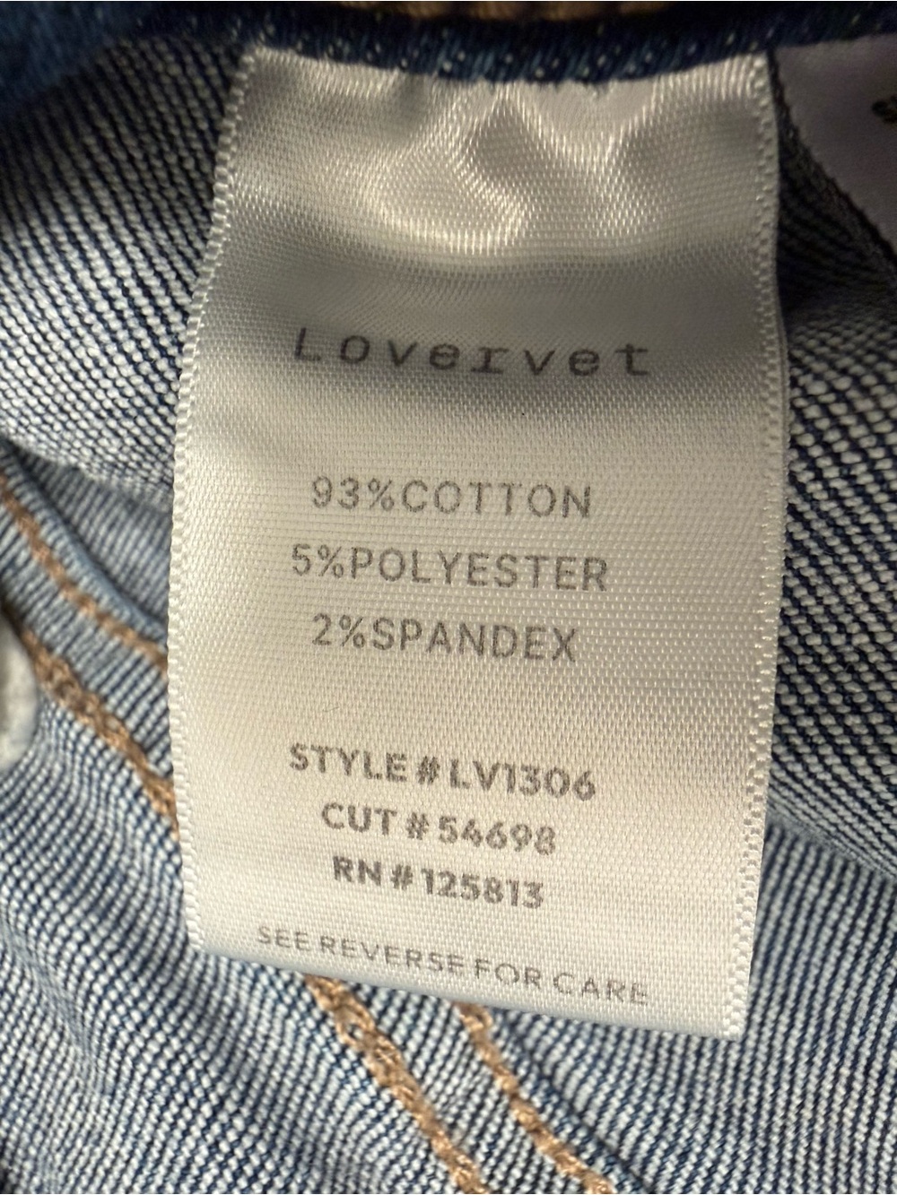 Lovervet Denim High-Rise Button-Fly Frayed Hem Shorts - Blue - Picture 7 of 8